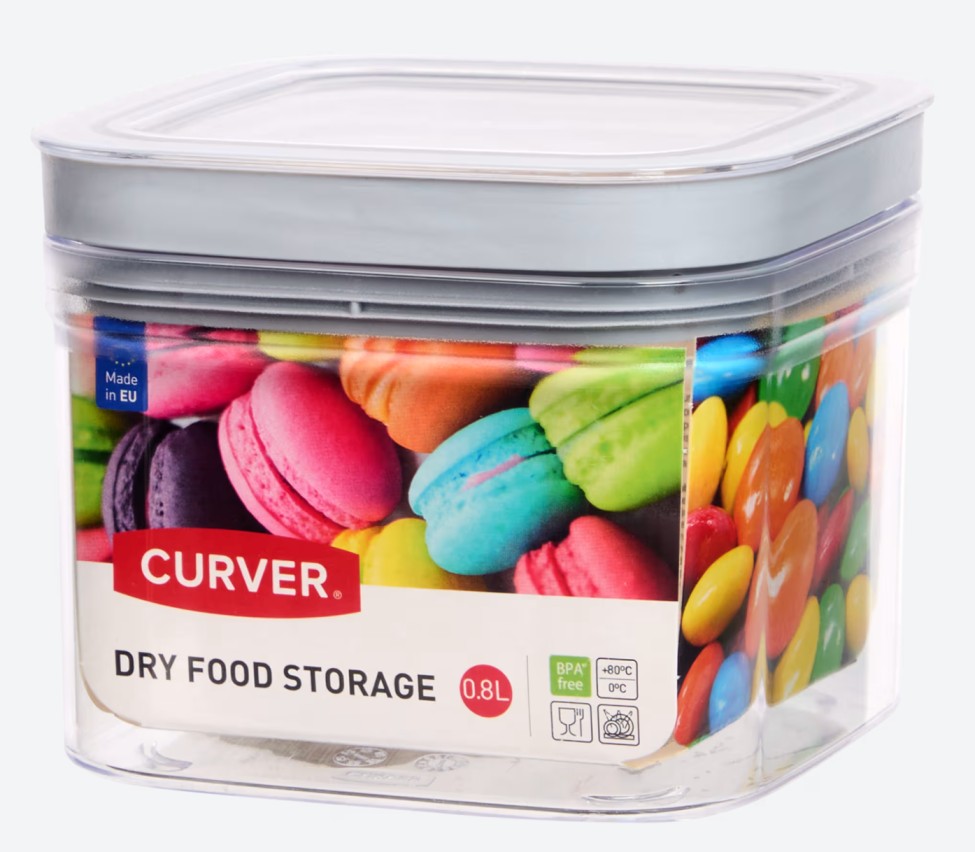 action curver voorraadbus 800 ml vierkant
