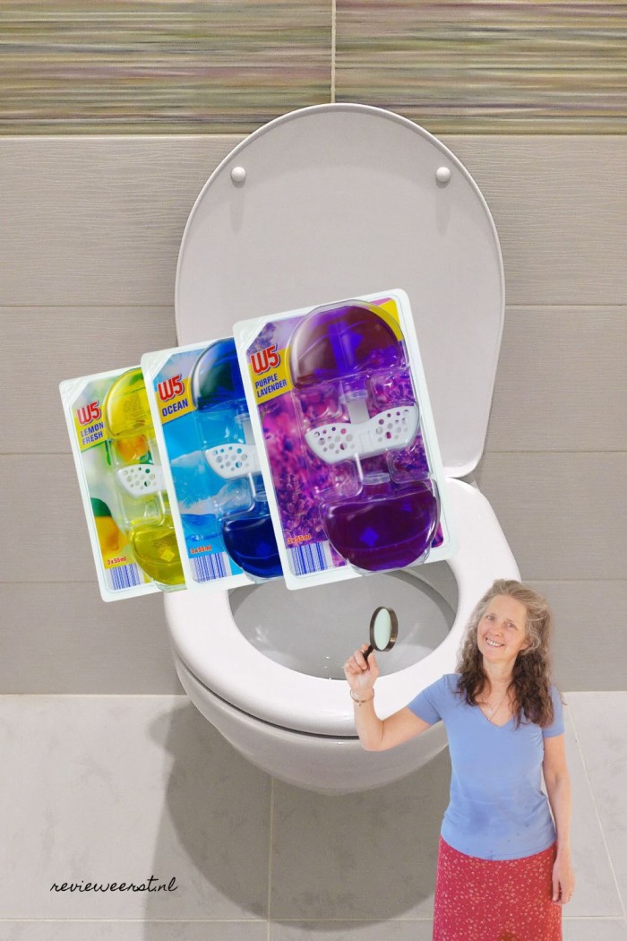 frisse geur in het toilet
